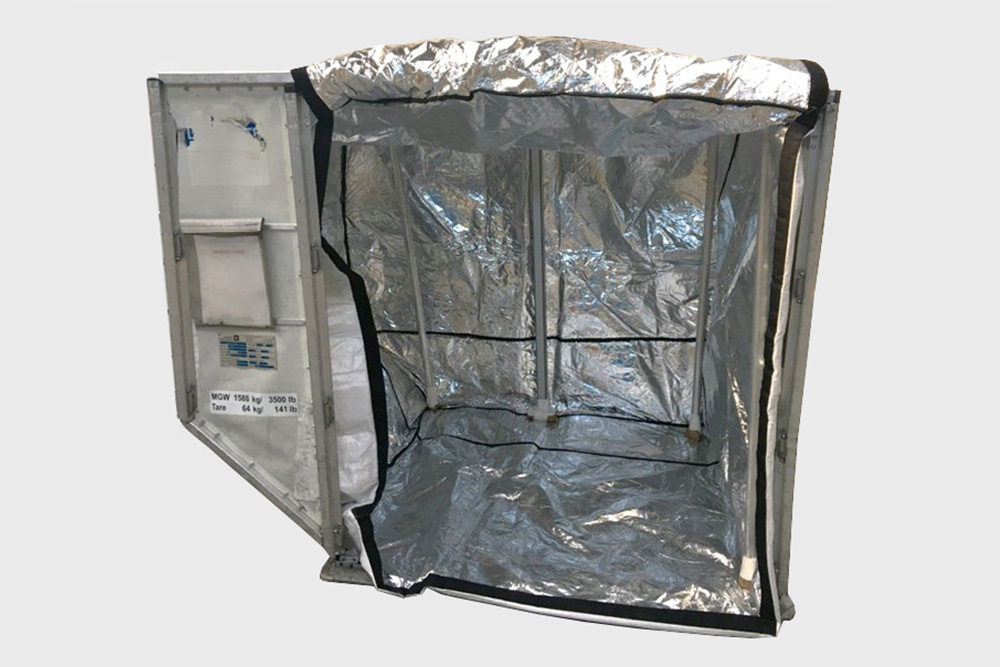 Airfreight container thermal liner