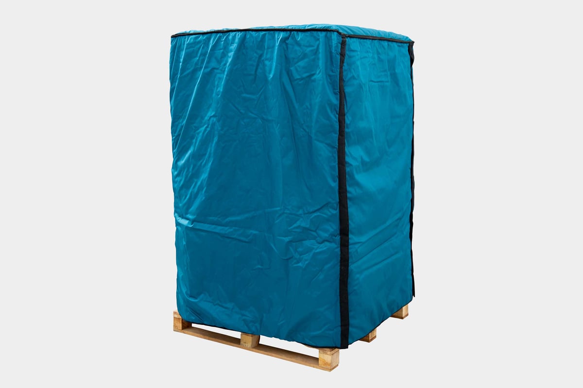 Reusable thermal pallet cover