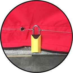 Red Reusable waterproof cover